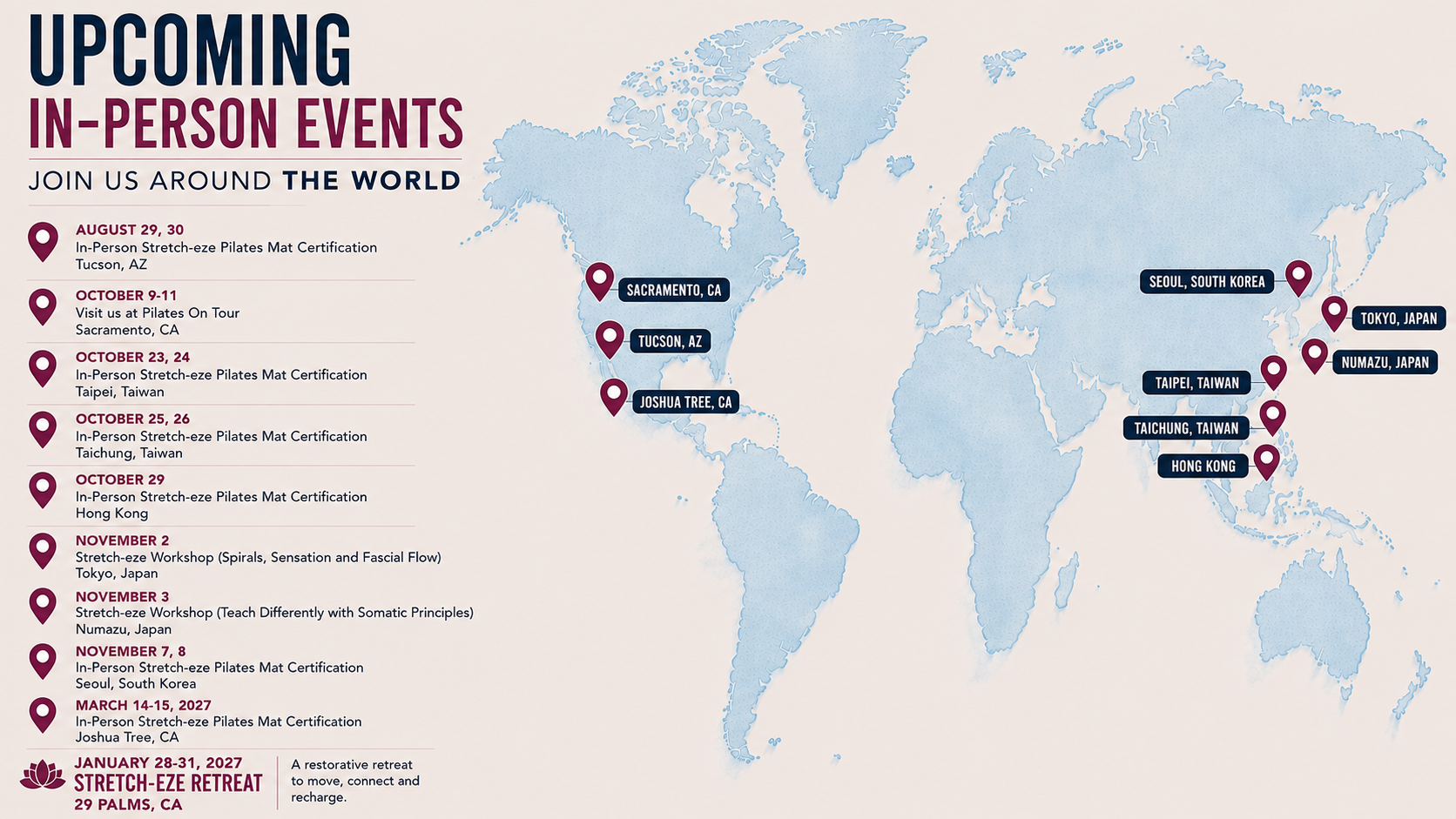 Upcoming Live Events