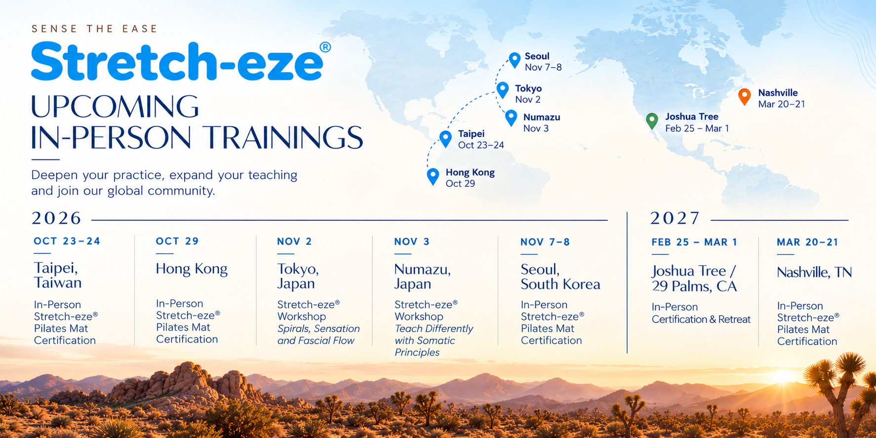 Stretch-eze® Global Training Journey